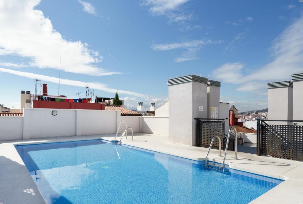 Family Apartment Patio&Swimming Pool In Center มาลากา ภายนอก รูปภาพ